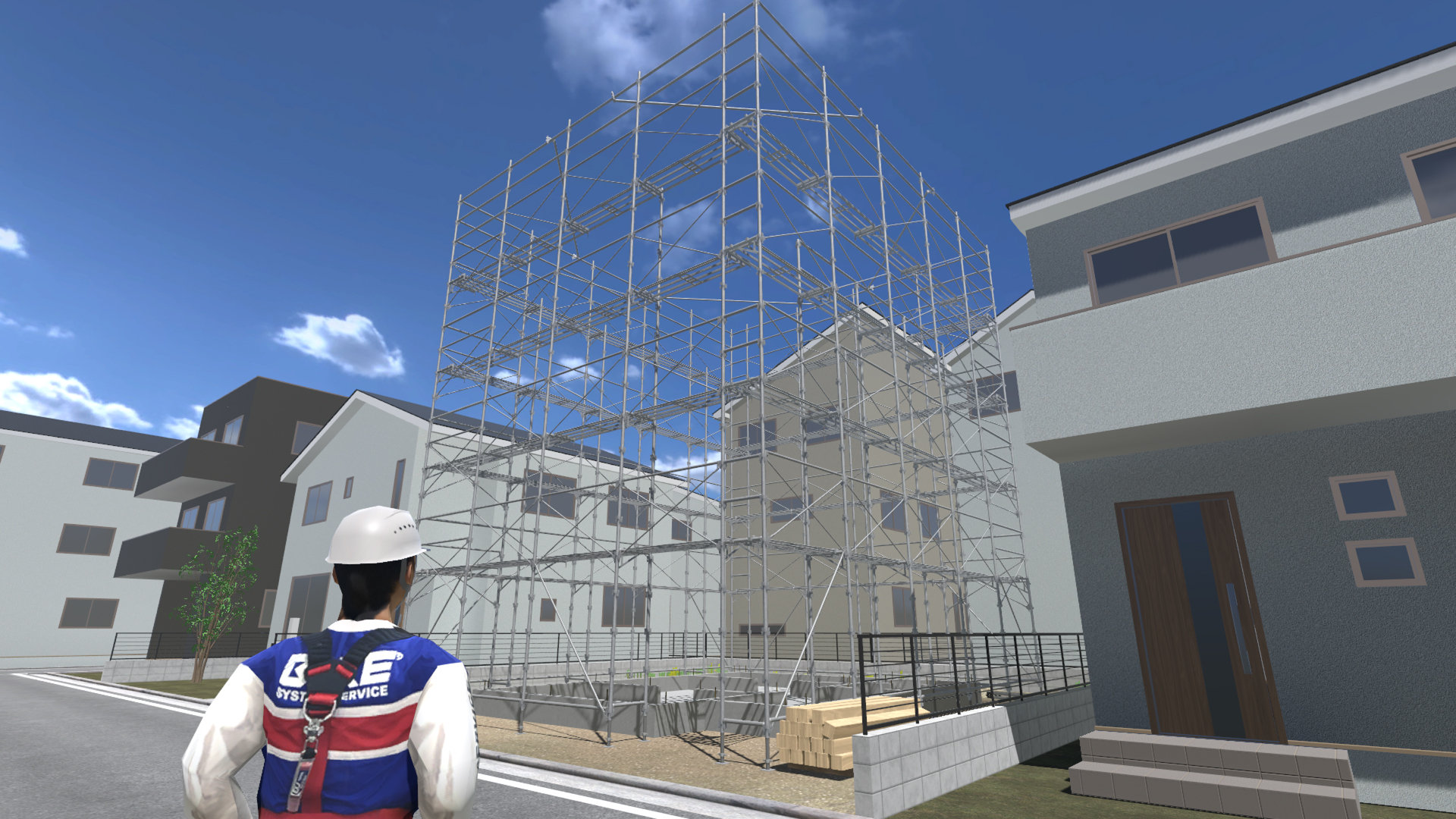 建築現場安全教育VRイメージ図3